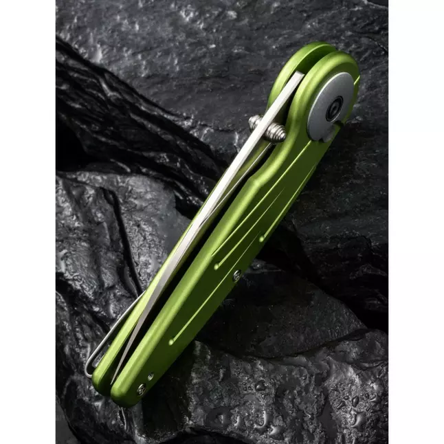 Ніж складаний туристичний Civivi Starflare, (8.4 см) Nitro-V / Aluminum зелений — Photo 14