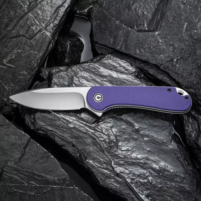 Ніж складаний кишеньковий Civivi Elementum, (7.5 см) D2 / G10 фіолетовий — Photo 7