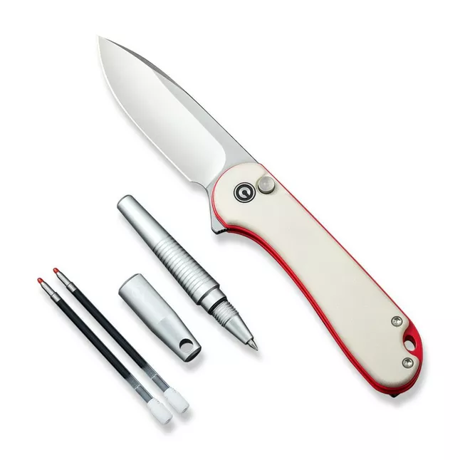 Комплект (нож складной, ручка) Civivi StellarQuill Pen &amp; Button Lock Elementum II Knife Combo Gift Pack C23049 — Photo 2