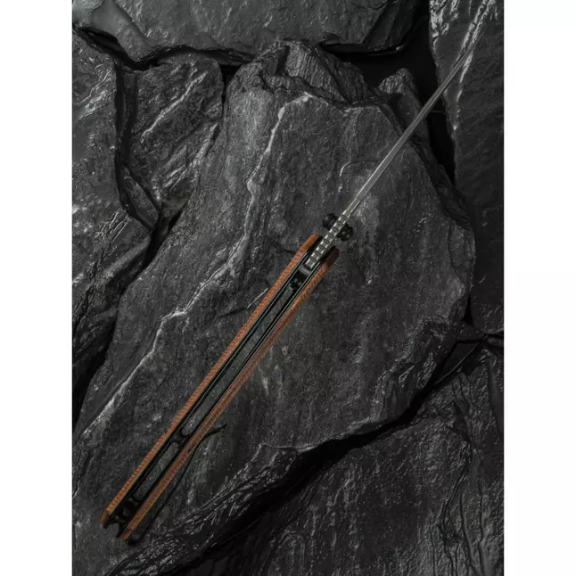 Ніж складаний туристичний Civivi Photonix, (9.4 см) Damascus / Guibourtia Wood — Photo 15