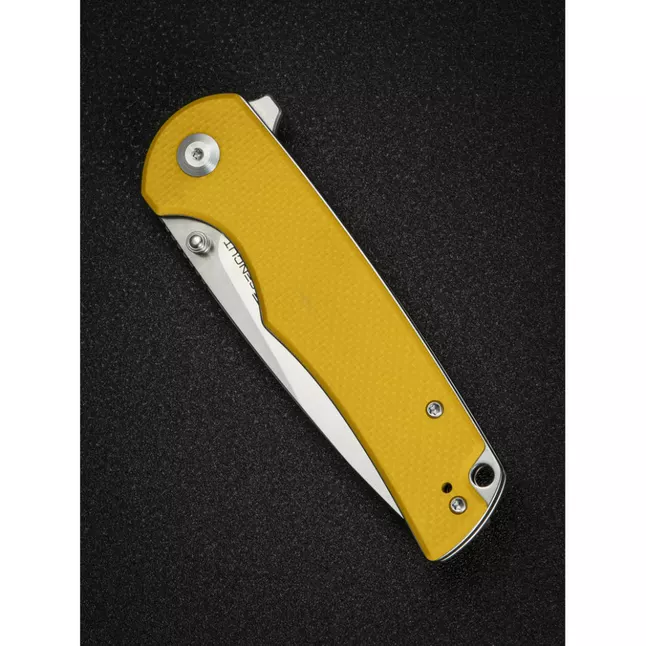 Ніж складаний туристичний Sencut Praktisk, (9.1 см) 9Cr18MoV / G10 жовтий — Photo 11