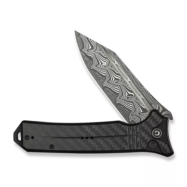 Нож складной туристический Civivi Neurohaptic, (9.5 см) Damascus / Carbon Fiber &amp; G10 — Photo 2