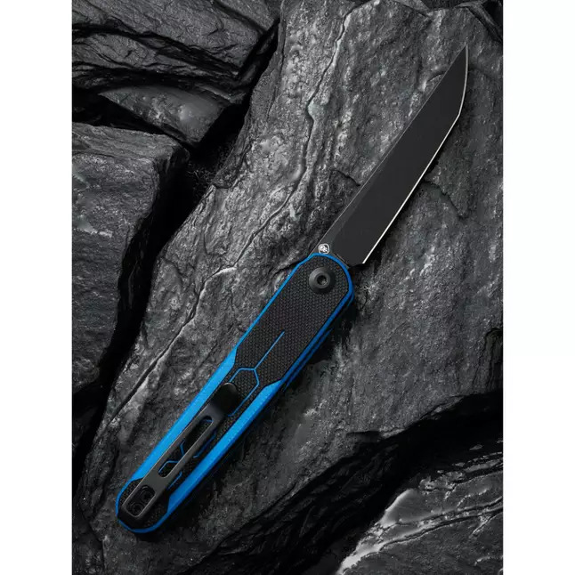 Ніж складаний кишеньковий Civivi KwaiQ , (7.6 см) Nitro-V / G10 чорно-синій — Photo 10