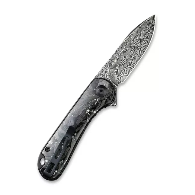 Нож складной карманный Civivi Elementum, (7.5 см) Damascus / Carbon Fiber — Photo 1