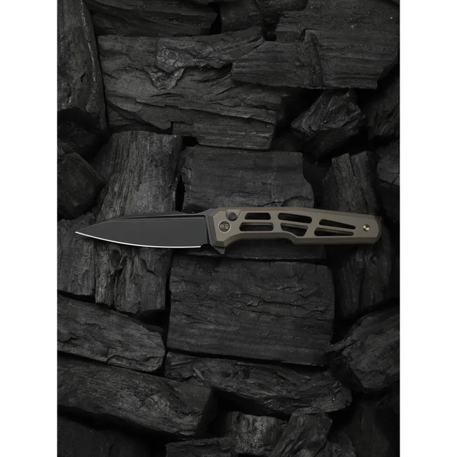 Ніж складаний туристичний Weknife Dressytak (8.6 см) Bohler M390 / Titanium бронзовий — Photo 8
