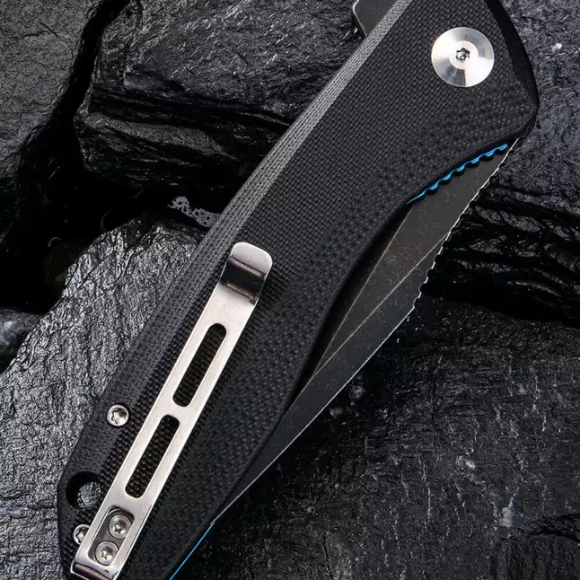 Ніж складаний туристичний Civivi Baklash, (8.9 см) 9Cr18MoV / G10 чорний — Photo 4