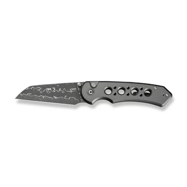 Ніж складаний туристичний Civivi Pragma Prime, (8.9 см) Damascus / Aluminum сірий — Photo 7