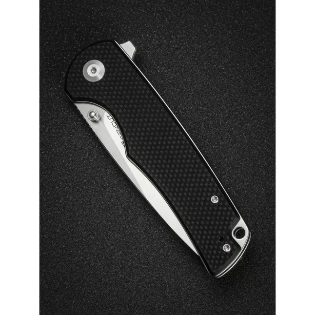 Ніж складаний туристичний Sencut Praktisk, (9.1 см) 9Cr18MoV / G10 чорний — Photo 11