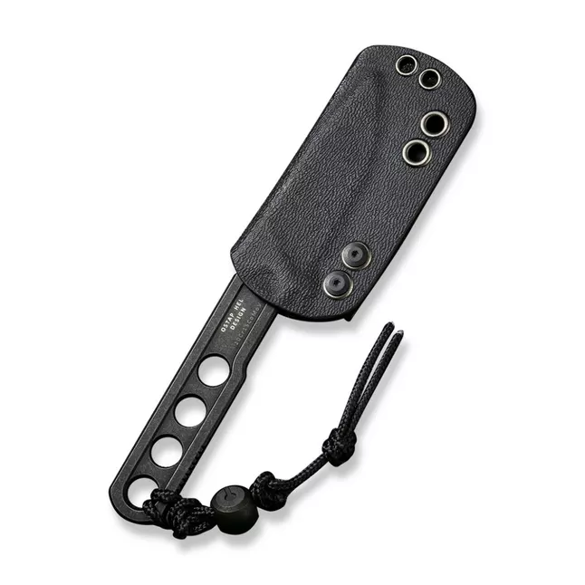 Нож фиксированный тактический Civivi Circulus, (5 см) 10Cr15CoMoV черный с бусиной из титана 6AL4V — Photo 5