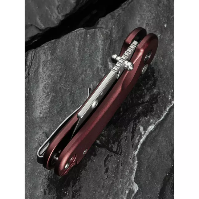 Ніж трапеція складаний кишеньковий Civivi Elementum Utility, (5.8 см) 6Cr13 / Aluminum червоний — Photo 15