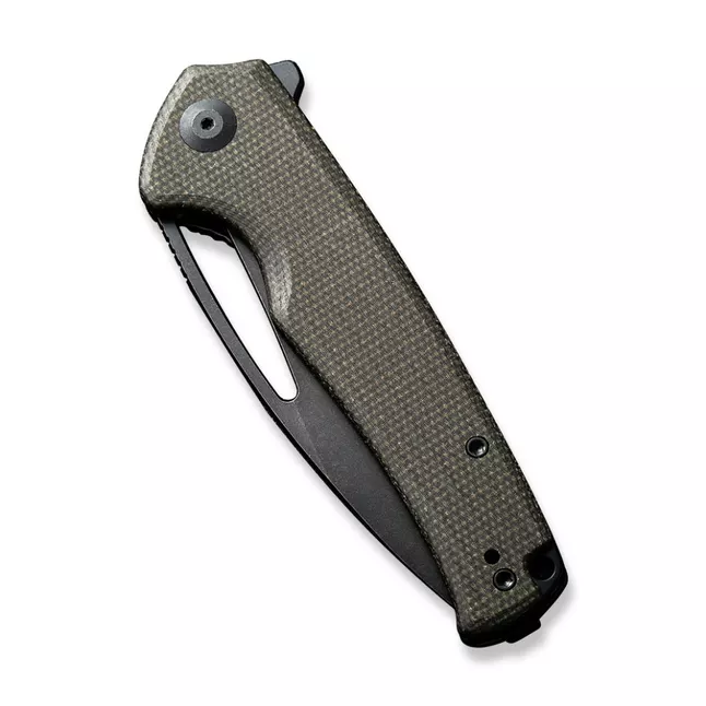 Ніж складаний туристичний Sencut Mims, (8.8 см) 9Cr18MoV / Micarta темно-зелений — Photo 3