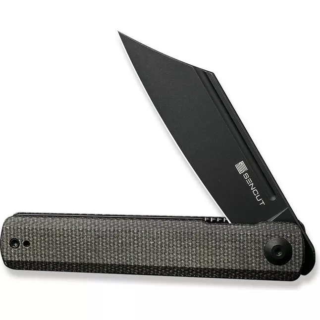 Ніж складаний туристичний Sencut Bronte, (8.6 см) 9Cr18MoV / Micarta чорний — Photo 6