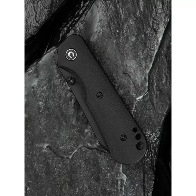 Ніж складаний кишеньковий Civivi Crabby, (6.9 см) 14C28N / Micarta чорний — Photo 12
