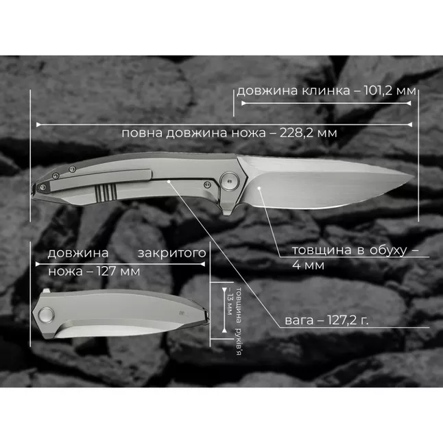 Ніж складаний Weknife Acuminal WE23070-2 — Photo 21