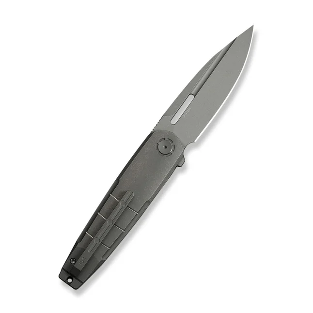 Нож складной туристический Weknife Hull (9.9 см) Bohler M390 / Titanium серый — Photo 1