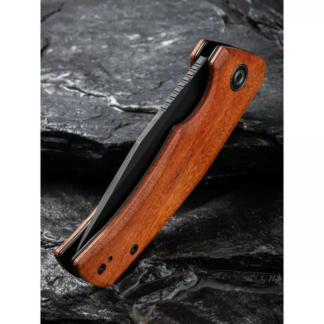 Ніж складаний кишеньковий Civivi Regulatron, (7.6 см) Nitro-V / Guibourtia Wood — Photo 14