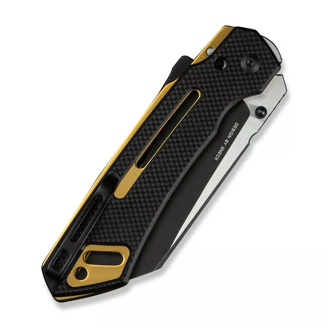 Ніж складаний тактичний Civivi Buster FG, (10.7 см) Nitro-V / G10 чорно-золотий — Photo 4