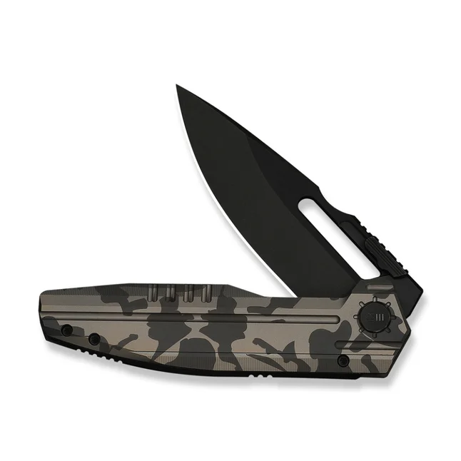 Нож складной туристический Weknife Reveille (9.7 см) Bohler M390 / Titanium песочно-бежевый — Photo 2