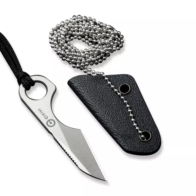 Нож фиксированный тактический Civivi Gramis, (2.6 см) 14C28N серый — Photo 6