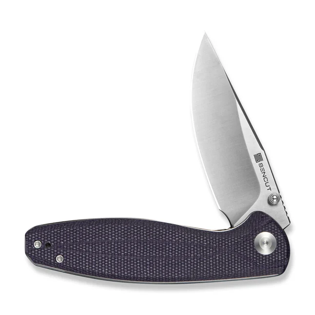 Нож складной туристический Sencut Vyrce (8.9 см) D2 / Canvas Micarta фиолетовый — Photo 2