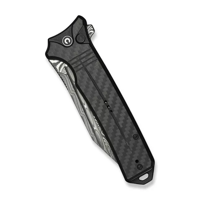 Нож складной туристический Civivi Neurohaptic, (9.5 см) Damascus / Carbon Fiber &amp; G10 — Photo 3