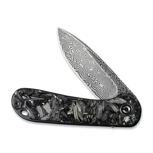 Нож складной карманный Civivi Elementum, (7.5 см) Damascus / Carbon Fiber — Photo 3