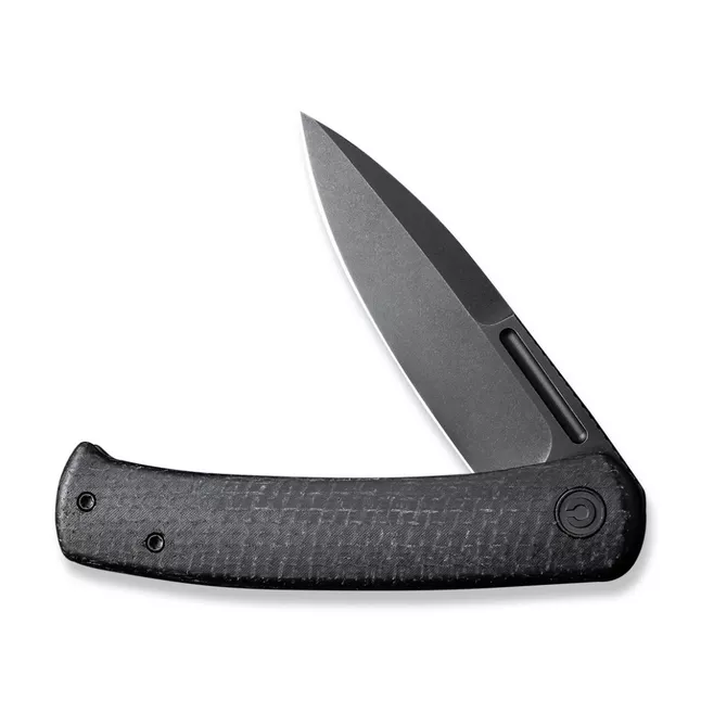Ніж складаний туристичний Civivi Caetus Flipper, (8.8 см) Damascus / Carbon Fiber — Photo 2