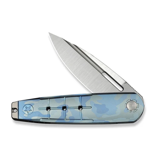 Ніж складаний туристичний Weknife Hull (9.9 см) Bohler M390 / Titanium синій — Photo 2