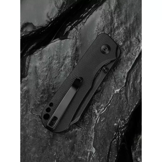 Ніж складаний кишеньковий Civivi Crabby, (6.9 см) 14C28N / Micarta чорний — Photo 13