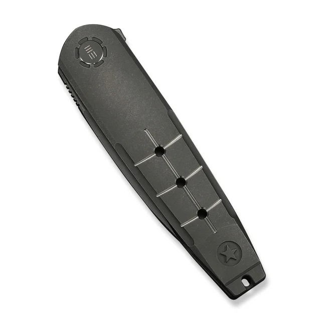Нож складной туристический Weknife Hull (9.9 см) Bohler M390 / Titanium серый — Photo 3