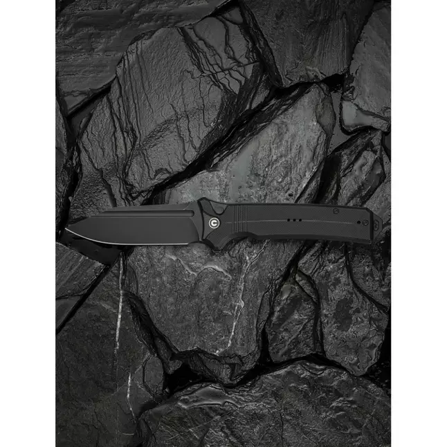 Ніж складаний туристичний Civivi Neurohaptic, (9.5 см) Nitro-V / G10 чорний — Photo 16