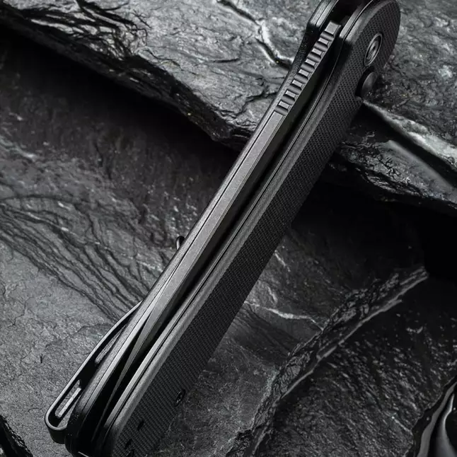 Ніж складаний туристичний Civivi Elementum Pocket, (8.9 см) 14C28N / G10 чорний — Photo 6