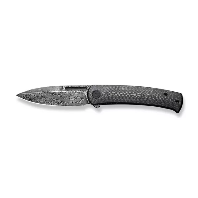 Ніж складаний туристичний Civivi Caetus Flipper, (8.8 см) Damascus / Carbon Fiber — Photo 7