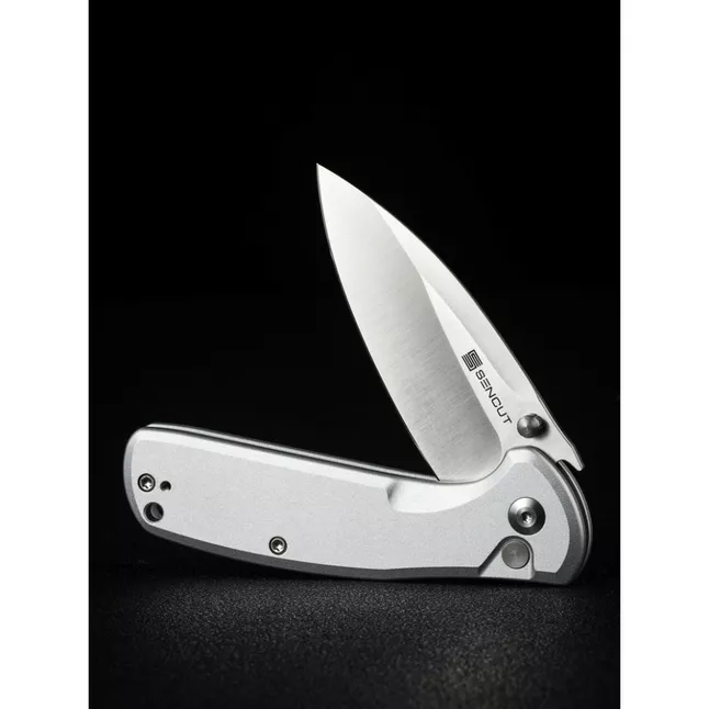 Ніж складаний кишеньковий Sencut ArcBlast, (7.6 см) 9Cr18MoV / Aluminum сірий — Photo 9