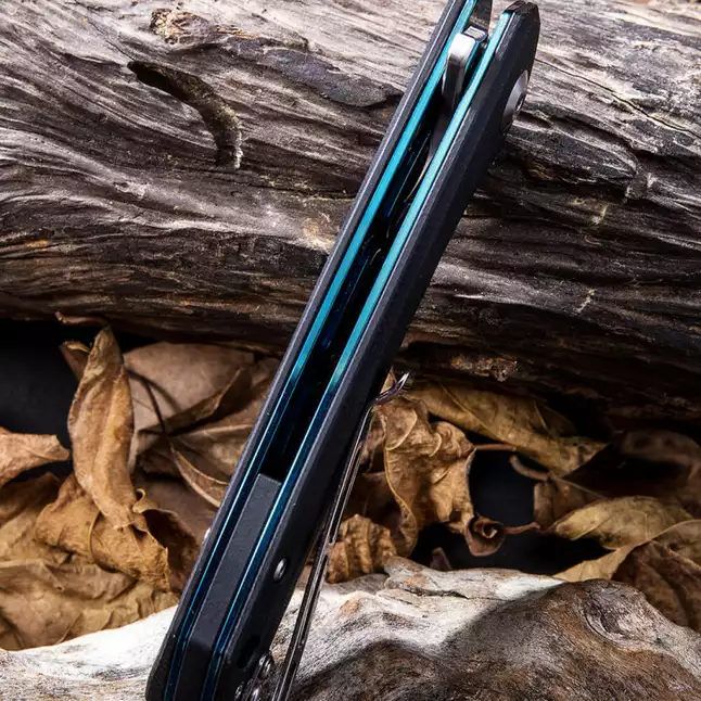 Ніж складаний туристичний Civivi Baklash, (8.9 см) 9Cr18MoV / G10 синій — Photo 7