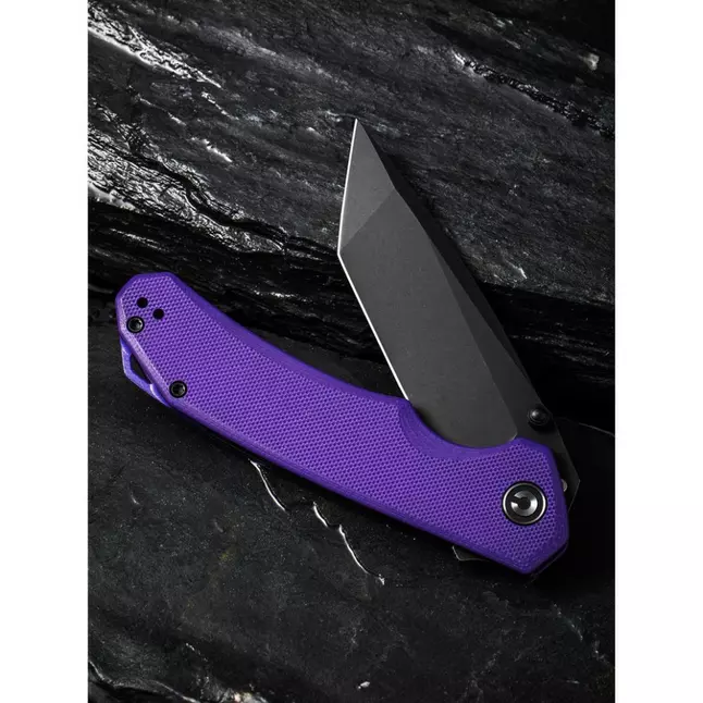 Ніж складаний туристичний Civivi Brazen, (8.8 см) D2 / G10 фіолетовий — Photo 10