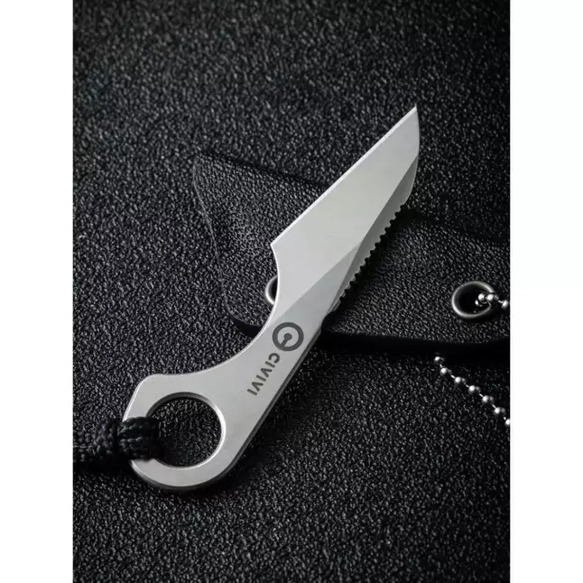 Нож фиксированный тактический Civivi Gramis, (2.6 см) 14C28N серый — Photo 14