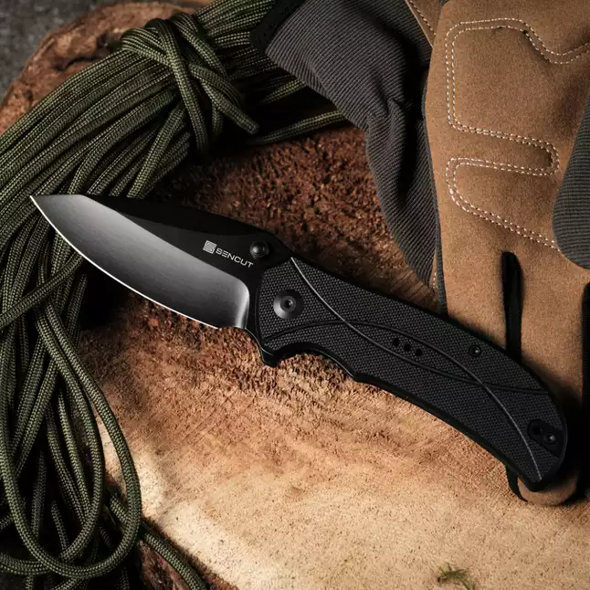 Ніж складаний туристичний Sencut Hyrax, (8.4 см) 9Cr18MoV / G10 чорний — Photo 9