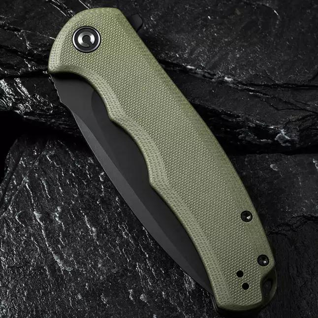 Ніж складаний туристичний Civivi Praxis, (9.5 см) 9Cr18MoV / G10 зелений — Photo 4