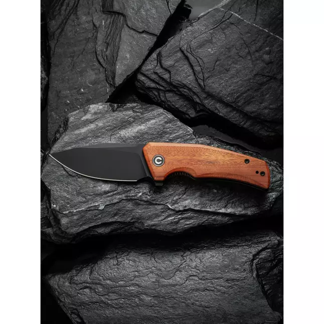 Ніж складаний кишеньковий Civivi Regulatron, (7.6 см) Nitro-V / Guibourtia Wood — Photo 16