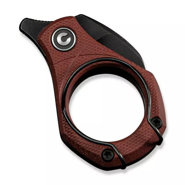 Ніж складаний кишеньковий Civivi Pyrus, (1.6 см) 14C28N / G10 темно-червоний — Photo 4