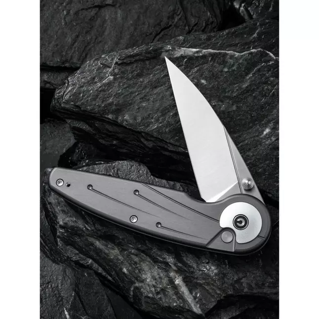 Ніж складаний туристичний Civivi Starflare, (8.4 см) Nitro-V / Aluminum сірий — Photo 11
