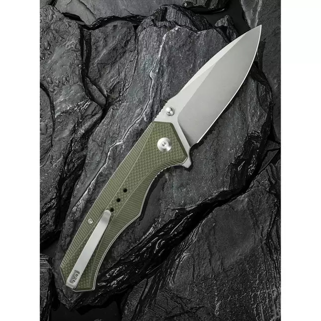 Ніж складаний туристичний Civivi Photonix, (9.4 см) 14C28N / G10 темно-зелений — Photo 10