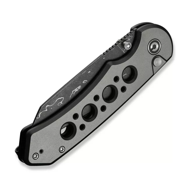 Ніж складаний туристичний Civivi Pragma Prime, (8.9 см) Damascus / Aluminum сірий — Photo 5