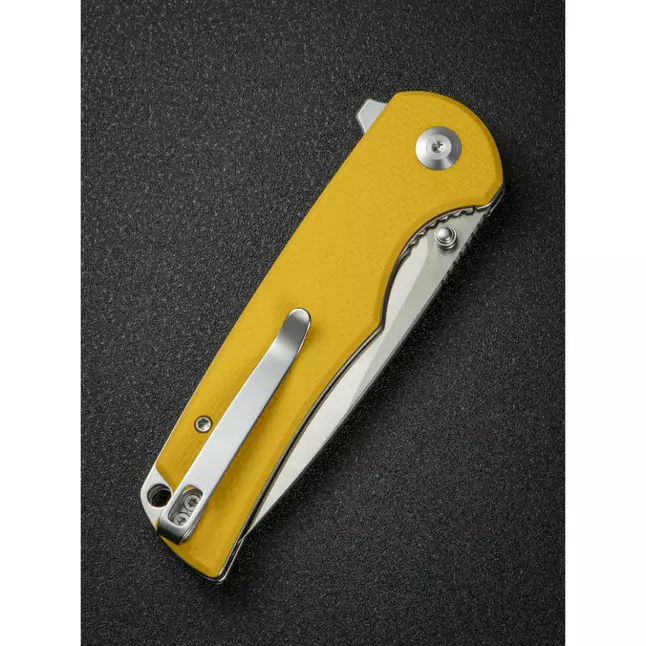 Ніж складаний туристичний Sencut Praktisk, (9.1 см) 9Cr18MoV / G10 жовтий — Photo 12