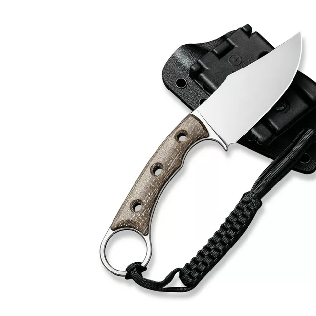 Ніж фіксований тактичний Civivi Midwatch, (8.6 см) N690 / Micarta коричневий — Photo 3