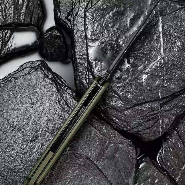 Ніж складаний туристичний Civivi Praxis, (9.5 см) 9Cr18MoV / G10 зелений — Photo 2