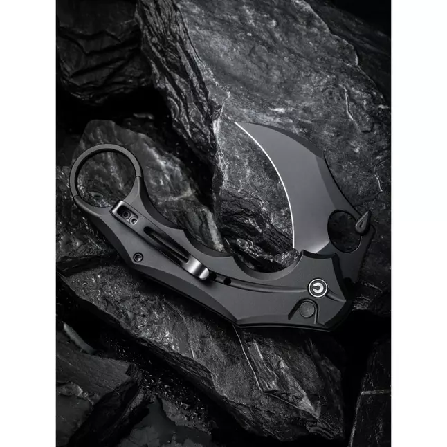 Ніж складаний кишеньковий Civivi Incisor II, (5.1 см) Nitro-V / Aluminum чорний — Photo 10