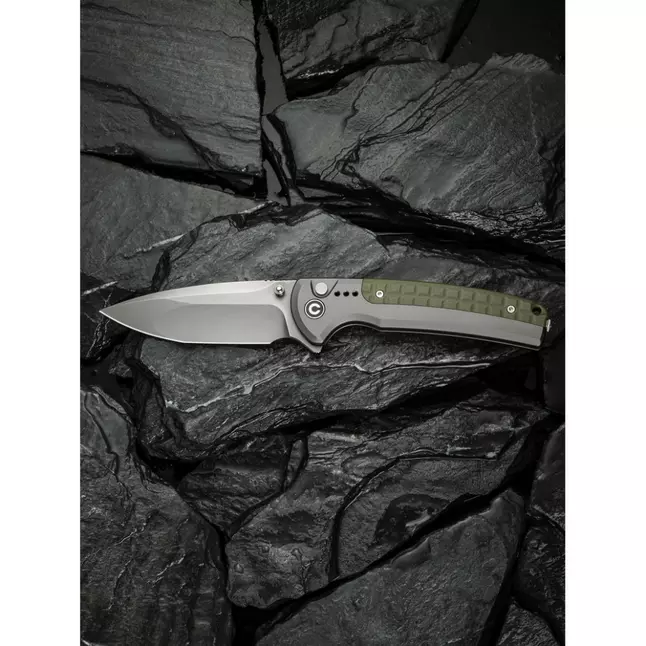 Ніж складаний туристичний Civivi Sentinel Strike II, (9.4 см) Nitro-V / Aluminum &amp; FRN темно-зелений — Photo 16