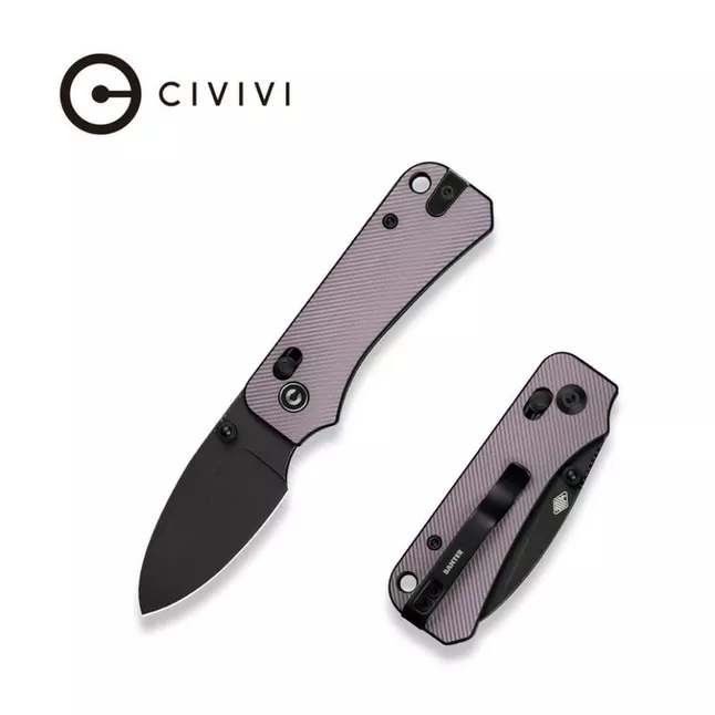 Ніж складаний кишеньковий Civivi Baby Banter 2, (5.9 см) Nitro-V / Aluminum фіолетовий — Photo 9